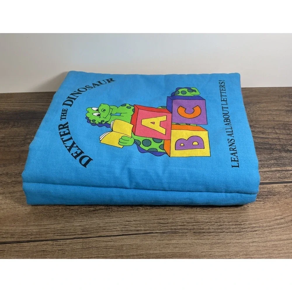 Dexter The Dinosaur Learns All About Letters Cloth Fabric Baby Kid Book 7